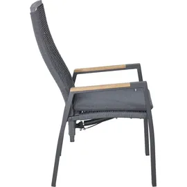 LC Garden Diwo Gartenstuhl 63 x 57 x 107 cm grau 1 St.