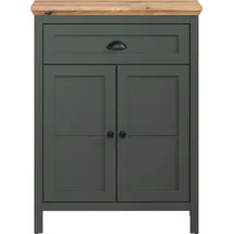 trendteam Stanton 77 x 102 x 39 cm Tannengrün/Evoke Eiche