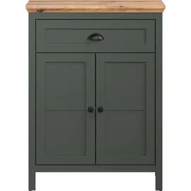 trendteam Stanton 77 x 102 x 39 cm Tannengrün/Evoke Eiche