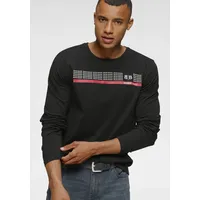 Bruno Banani Langarmshirt in schwarz | Gr.: XXL