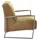 K+W Komfort & Wohnen Cocktailsessel 62 x 77 x 83 cm Gelb mit bezogenen Armlehnen