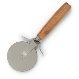 Zeller Pizzaschneidebrett Bambus 2-tlg. Ø:32 cm Beige