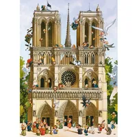 Heye Puzzle Cartoon Classics Vive Notre Dame!