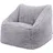 I.C.O.N. Icon Sitzsack Grau, Flauschiger Boucle Stoff, Sitzsack mit Füllung, Bequemer Kinder Sessel, Kuschelsessel, Lese Sessel, Schlafzimmer, Kinderzimmer, Spielzimmer