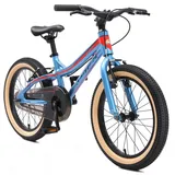 Bikestar Kinderfahrrad Mountain, Aluminium 18 Zoll, ab 114 cm, 5 - 7 Jahre, Jungen, Mädchen, 1 Gang, Handbremse, Kettenschutz, Höhenverstellbar - 2 Jahre Gewährleistung - mind. 14 Tage Rückgaberecht