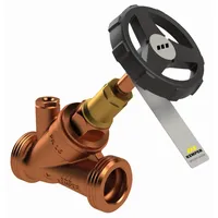 Kemper Weser Freistrom-Absperrventil Rotguss