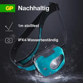 GP Discovery GPDISHLCH44BL058 LED Stirnlampe batteriebetrieben 300lm 36h GPDISHLCH44BL058