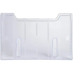 Exacompta 64158D Element für Wandprospekthalter A4 horizontal, Exacryl - Kristall