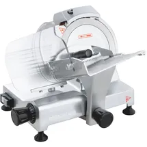 GastroHero Aufschnittmaschine ASM195 Grau/Silber