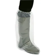 Kerbl Einmalüberschuh 100 Stück, 40x50cm, weiß transparent, mit Gummizug) 15375 - Transparent/Weiß