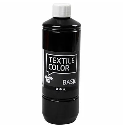 Textile paint - Black 500ml