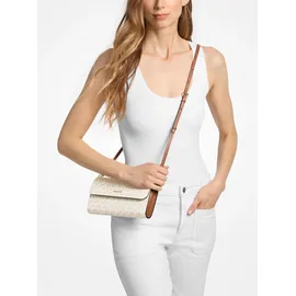 Michael Kors Jet Set Small Umhängetasche Kunstleder Beige/Weiß