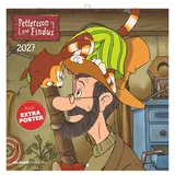 ALPHA EDITION GmbH & Co. KG Pettersson und Findus 2027: Wandkalender 30x30 cm (30x60 cm geöffnet) mit Notizkalendarium, 12 Illustrationen und Extra Poster