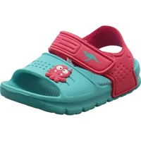 KangaROOS Jungen Unisex Kinder KangaSwim II Sandale, Ocean/Daisy pink,