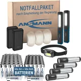 Ansmann Blackout Stromausfall Notfallpaket "Family" Notfallset - Schwarz