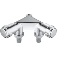 Grohe WAS-Doppelventil 1/2", einfach, chrom
