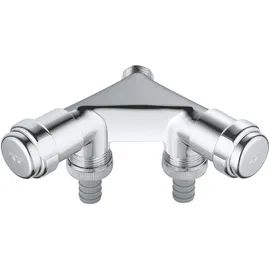 Grohe WAS-Doppelventil 1/2", einfach, chrom