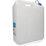 CARTREND Wasserkanister 20 Liter Volumen Kunststoff weiß
