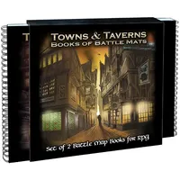 Loke Battlemats Towns & Taverns Books of Battle Mats