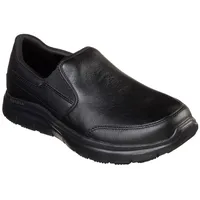 Skechers Slipper Slipper Leder - Schwarz - 47,5