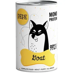 PAKA ZWIERZAKA PEPE Goat 99% (Ziege) 400g Monoprotein-Nahrung