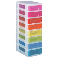 Really Useful Box Aufbewahrungs-Boxenturm »Fresh Colour« (klein), Really Useful
