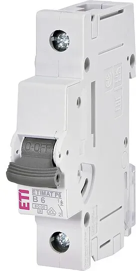 Leitungsschutzschalter B6, ETIMAT P6, 6 kA, 1-polig