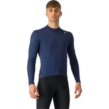 Castelli Espresso Thermal Langarm-trikot - belgian blue - M