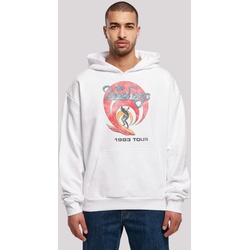 Kapuzenpullover F4NT4STIC „The Beach Boys Band Surfer ’83 Vintage“ Gr. M, weiß Herren Pullover Kapuzenpullover Print