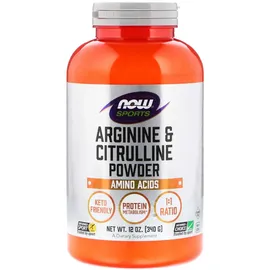 NOW Foods Arginin & Citrullin Pulver 340 g
