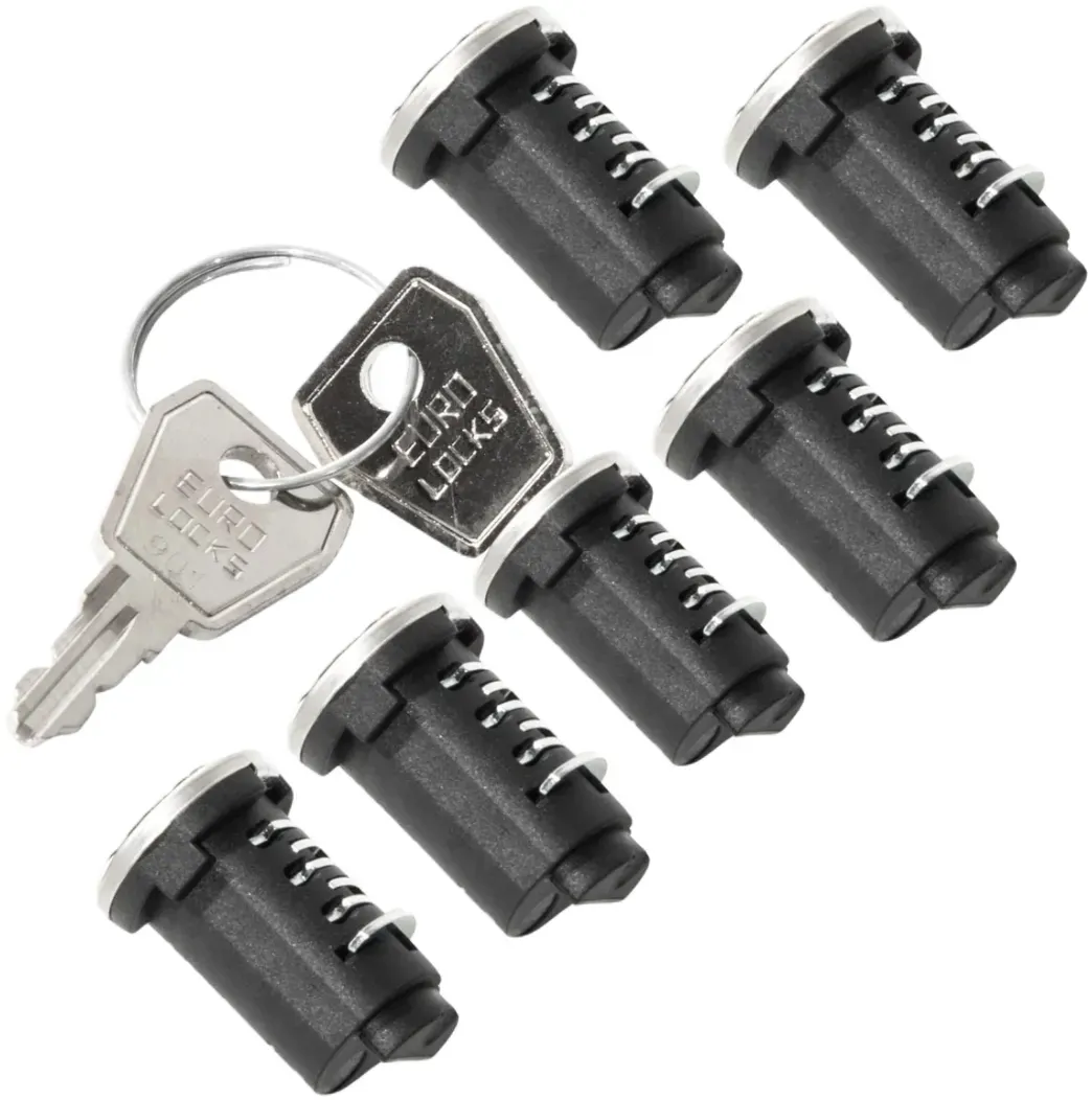 Atera Schlosssatz für Giro / Nova / Strada /Genio 6 Schlösser+2 Schlüssel 083011