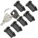 Atera Schlosssatz für Giro / Nova / Strada /Genio 6 Schlösser+2 Schlüssel 083011