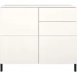 borchardt Möbel Kommode BORCHARDT MÖBEL "Haama", weiß (weiß matt), B:93cm H:80cm T:35cm, Spanplatte, Sideboards, Kommode, Breite 93 cm