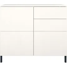 borchardt Möbel Kommode BORCHARDT MÖBEL "Haama", weiß (weiß matt), B:93cm H:80cm T:35cm, Spanplatte, Sideboards, Kommode, Breite 93 cm