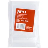 APLI Sporttasche Selbsteinzug – 80 x 120 mm – 100 Stück -