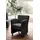 exxpo - sofa fashion Sessel Intenso Leder 66 x 83 x 66 cm Grau mit Rollen