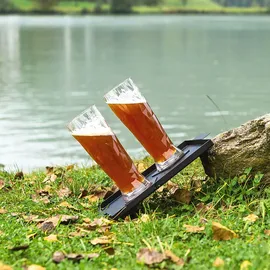 silwy Magnet-Kunststoffgläser BIER 2er-Set Hightech transparent