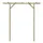 vidaXL Rosenbogen 205 x 40 x 203 cm Holz