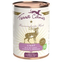 Terra Canis Light Wild, Gurke, Pfirsich & Löwenzahn 12 x 400 g