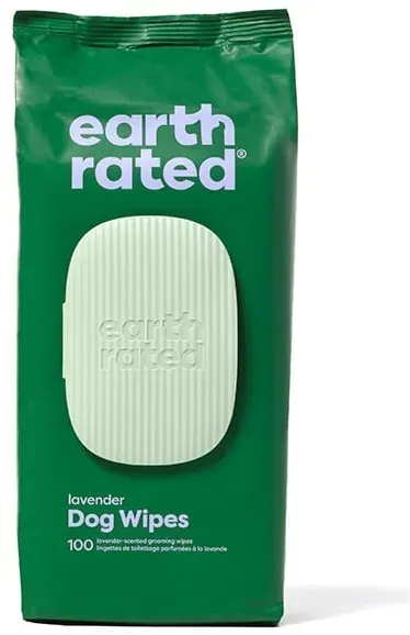 EARTH RATED Kompostierbare Tücher Lavendel 100 Stück