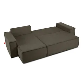 Konsimo Ecksofa Napi ¦ braun ¦ Maße (cm): B: 262 H: 89