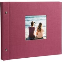 Goldbuch Schraubalbum Bella Vista 30x25 40 weiße Seiten fuchsia