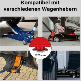 Wiltec Wagenheber Stahl 2000 kg rot