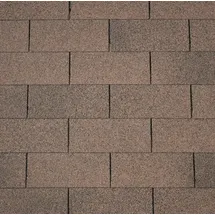 Easy Rechteck Bitumen-Dachschindeln braun