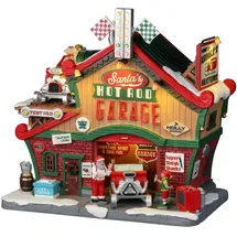 Lemax Santa's Hot Rod Garage mit 4,5v-adapter Art.-nr. 25863