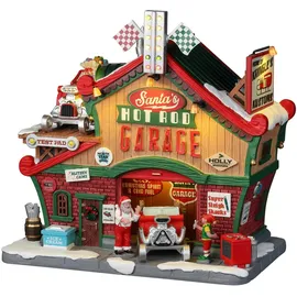 Lemax Santa's Hot Rod Garage mit 4,5v-adapter Art.-nr. 25863