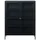 unique furniture a/s Vitrine Carmel 110 x 40 x 140 cm Schwarz