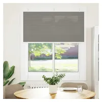 VidaXL Plissee Anthrazit 115x100 cm Stoffbreite 114,4 cm Polyester