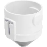 Haus faltbare tragbare Kaffeefilter Edelstahl Hand Kaffeefilter Tasse Ultra Fine Drip Tool weiß