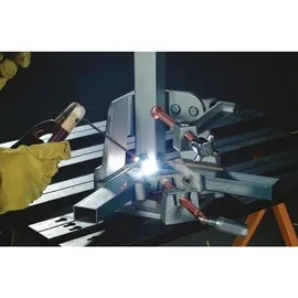 Schweisskraft Spannzange Metall grau